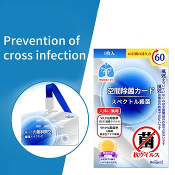 

Bus Virus Shut Out Portable Workplace Industrial 60days Office Mini Neck Type School Air Freshener Adults Kids Sanitization Card