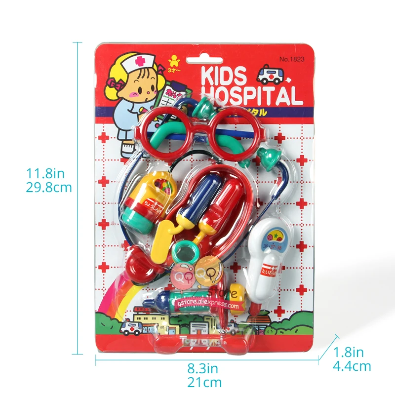 ToyRoyal дети больница стоматолога доктор комплект Классический ролевые игры Набор стетоскоп медсестры Развивающие игрушки для детей подарок
