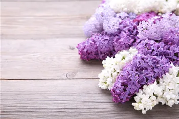 

Vinyl Custom Photography Backdrops Props Flower and Wood planks theme Photo Studio Background 20027-1299