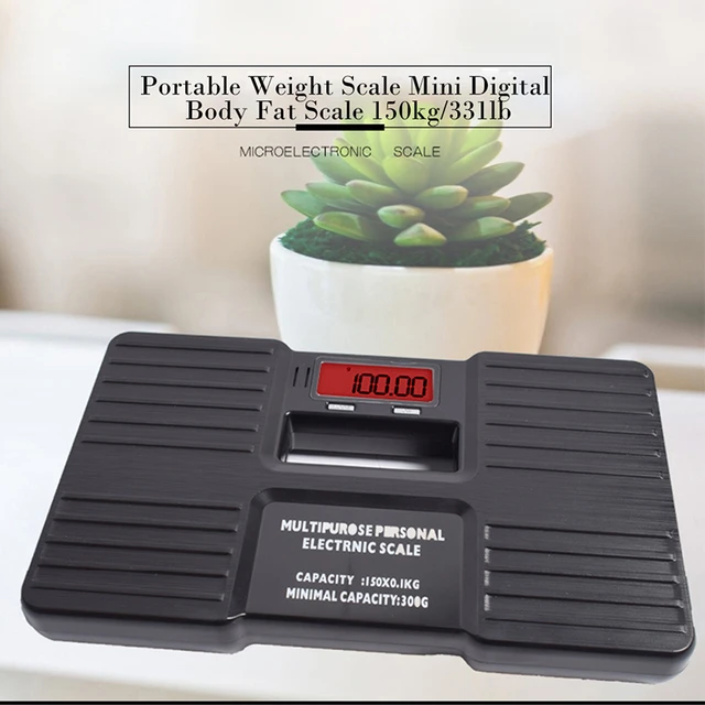 5-150kg Portable Bathroom Scales Precision Electronic LCD Digital