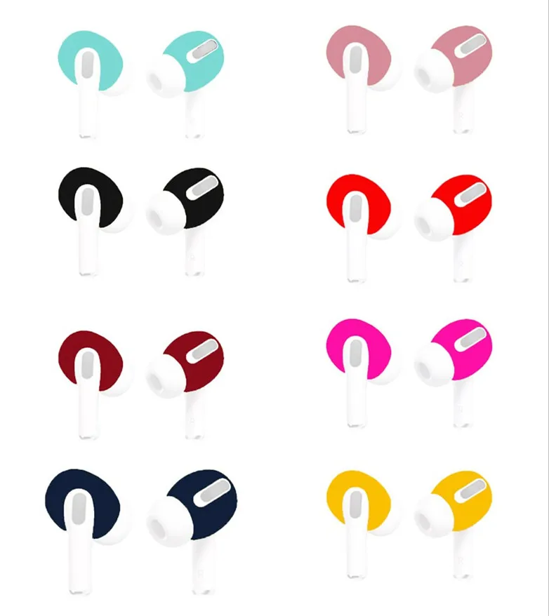 2 шт./Пара амбушюры для Airpods Pro беспроводные Bluetooth наушники силиконовые колпачки