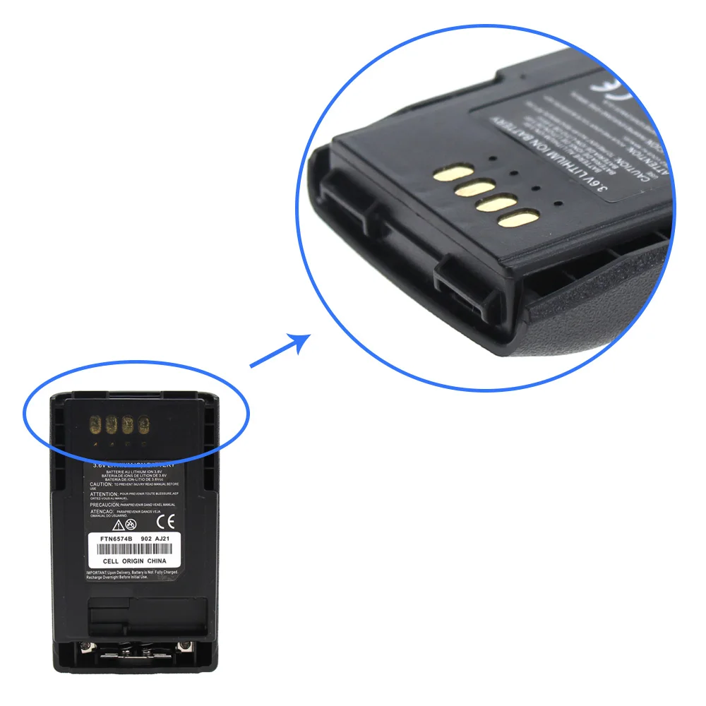 Аккумулятор для Motorola MTP850 CEP400 FTN6574 FTN6574A PMNN6074 AP-6574 2200 мА-ч