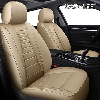 

KADULEE Custom Leather car seat covers For BMW 7 Series F01 F02 F03 F04 G11 G12 E65/66 X1 E84 F48 F49 Automobiles Seat Covers