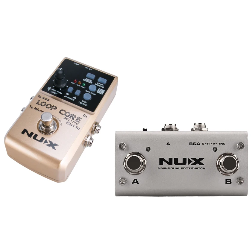 Loop-Core-Deluxe-Bundle Комплект Педаль эффектов+ ножной переключатель, Nux Cherub