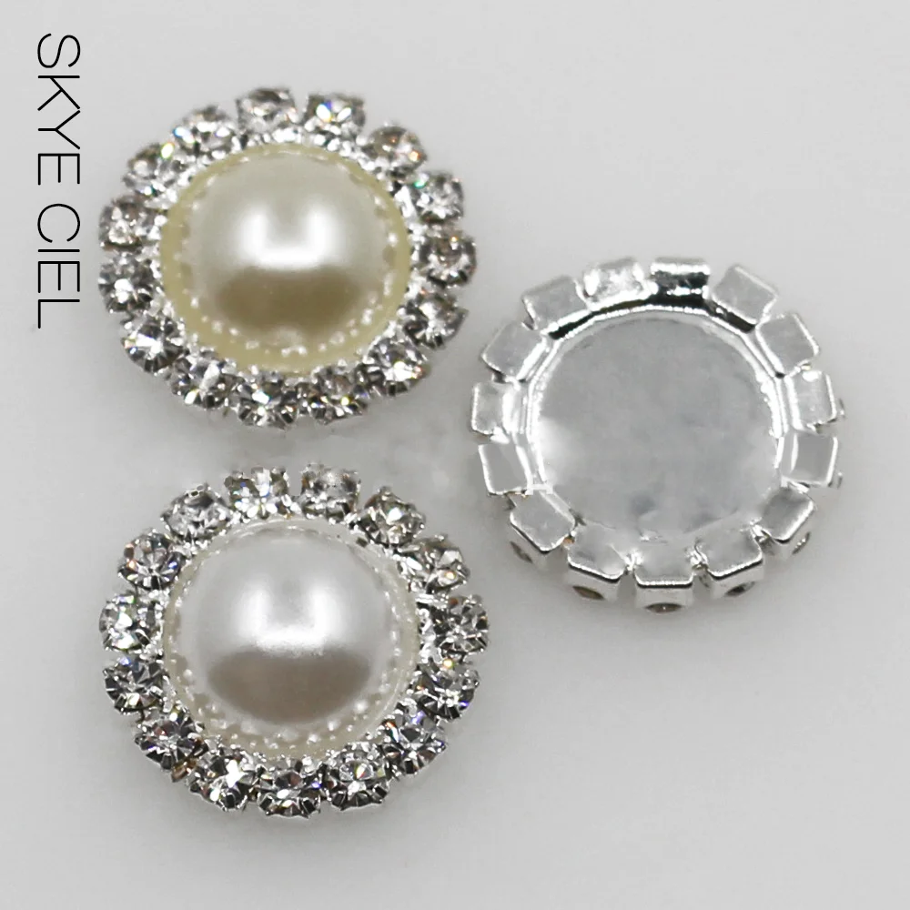 Colorful Pearl and Rhinestone Decorative Hair Accessories - 10pcs Set