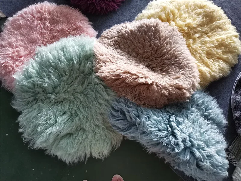 Baby Photography Blanket 30cm Australia Pure Wool Mats Background Matting Props for Newborns Photo Shoot Fotografia Accessories