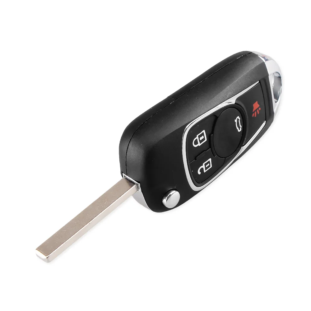 KEYYOU 3 кнопки складной пульт дистанционного ключа автомобиля чехол для Chevrolet Camaro/Cruze/Equinox/Impala/Malibu/Sonic с логотипом