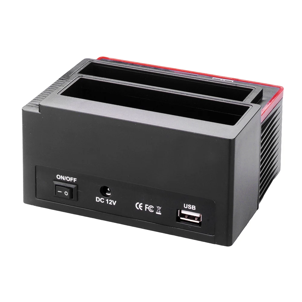 Multifunction Dual Slot 2.5/3.5inch IDE SATA SDD HDD Docking Station Card Reader external mobile hard disk box