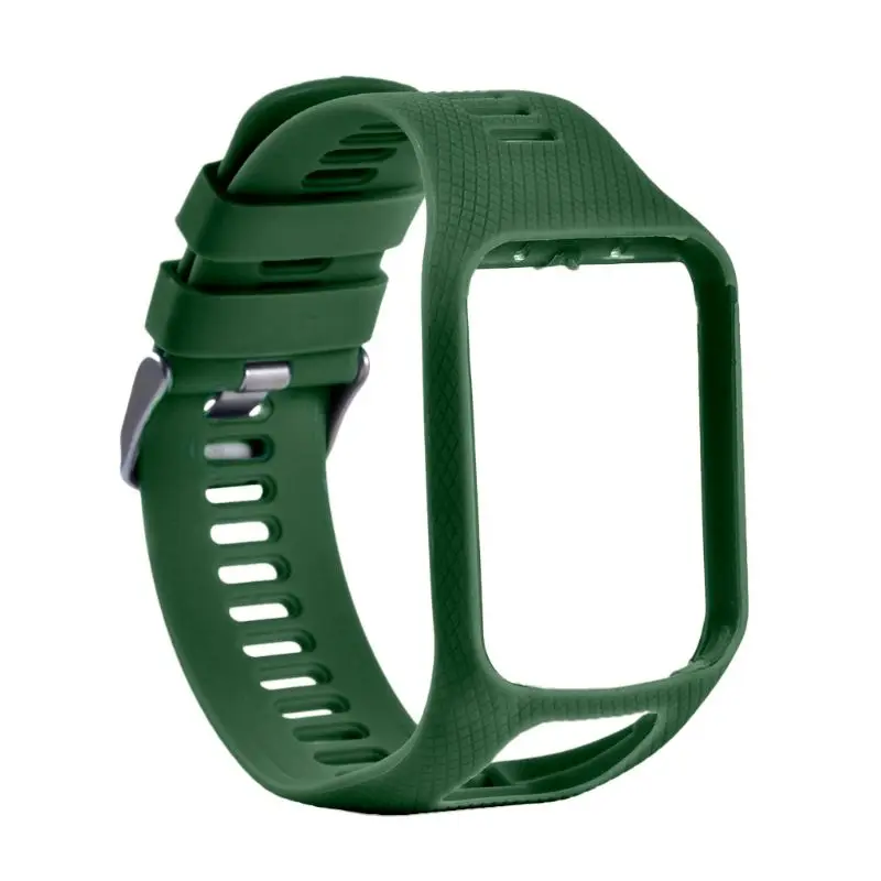 Мягкий силиконовый сменный ремешок для наручных часов TomTom Runner 2 3 Spark 3 Golfer 2 Adventurer gps Аксессуары для умных часов