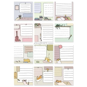 

Kawaii Memo Pad Bookmark Planner Paper Stickers Sticky Notes Stationery Notepad