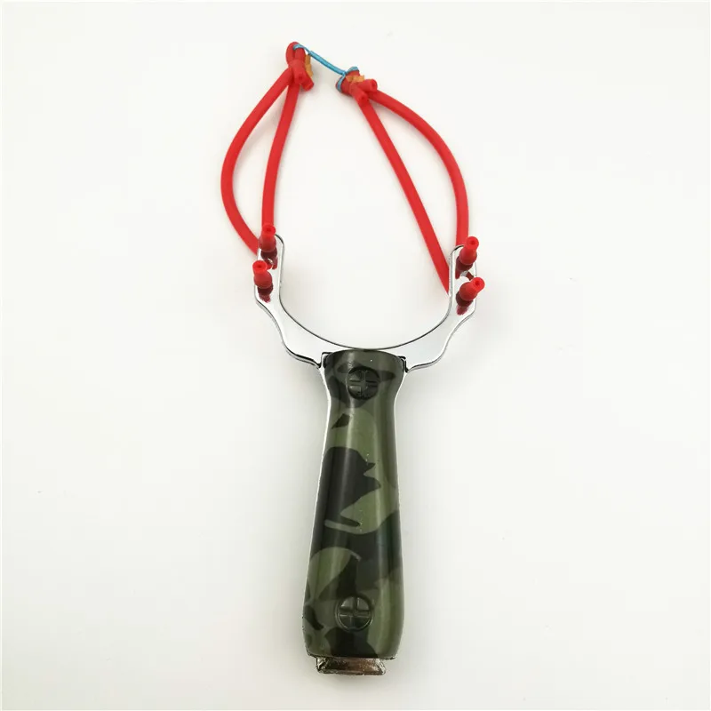 Professional Slingshot Shooting Aluminum Slingshot Camouflage Bow Doesn't Hurt Outdoor Game Toys Fish Accessories