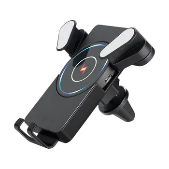 

Wireless Car Charger Adjustable Phone Stand Holder Charging Mount for iPhone GPS LX9A
