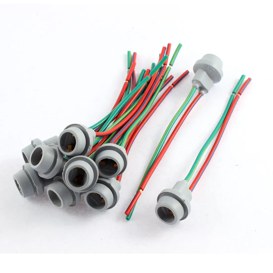 Uxcell Car DC 12V W5W T10 194 168 Light Socket Lamp Holder Wire Harness Extension Connector Adaptor 2/10/20/30Pcs