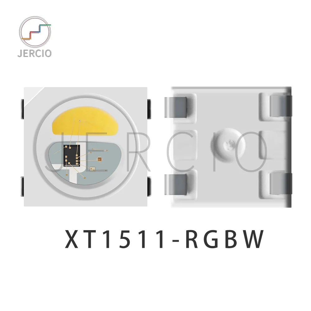 Jercio XT1511-RGBW+ WW/NW/CW(аналогичный ws2812b или sk6812) 5050 RGBW четыре в одном индивидуально адресуемый светодиодный чип