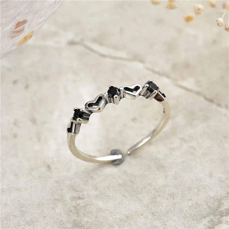 Горячее предложение стиль 925 стерлингового серебра стекируемые вечерние кольцо, женские модели изящный драгоценный подарок модные украшения