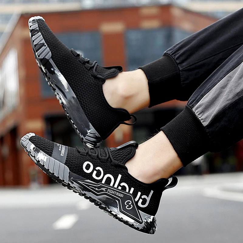 Men Jogging Walking Sports Shoes 