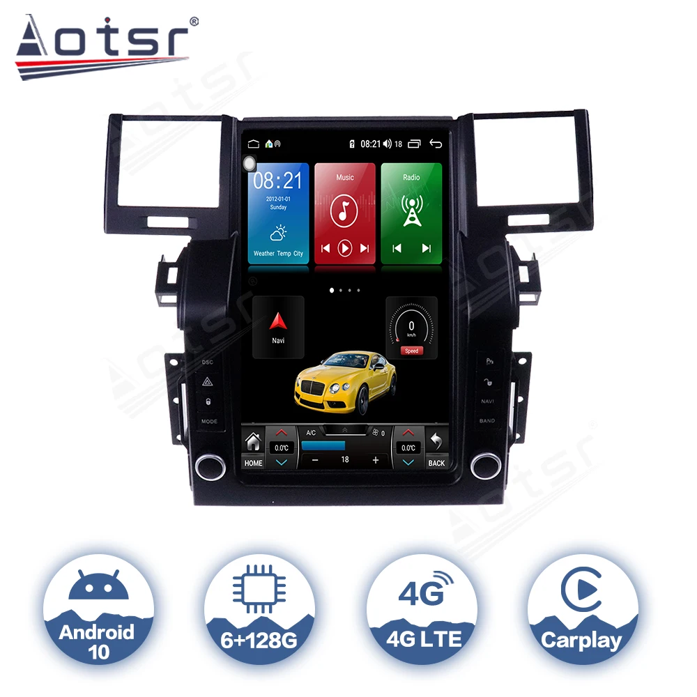 Автомагнитола в стиле Tesla для Land Range Rover Sport 2005-2009 автомагнитола на Android