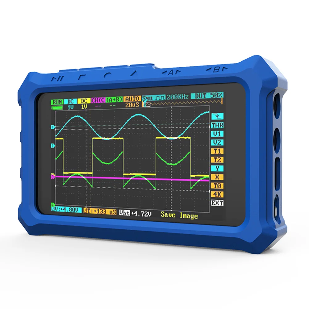 Новый портативный 4-канальный 100 мкс/с Nano DSO DSO213 DS213 цифровой осциллограф с