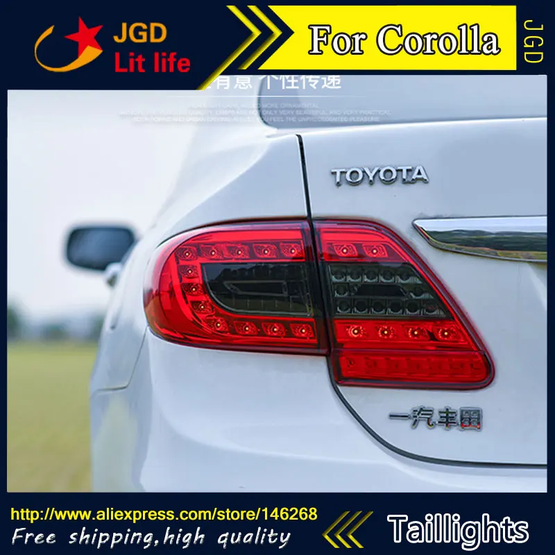 Car Styling tail lights for Toyota Corolla 2011 2013 taillights LED
