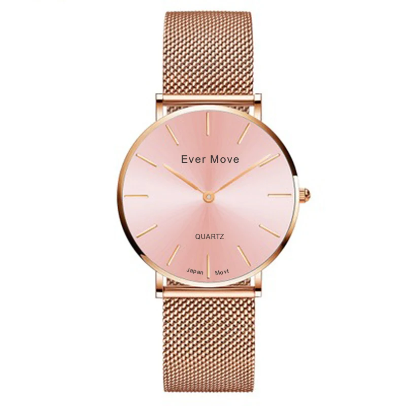 2022 Luxury Women's Fashion Quartz Watch 30m Waterproof 36mm Dial Luxury Ultra-thin Gift Watch