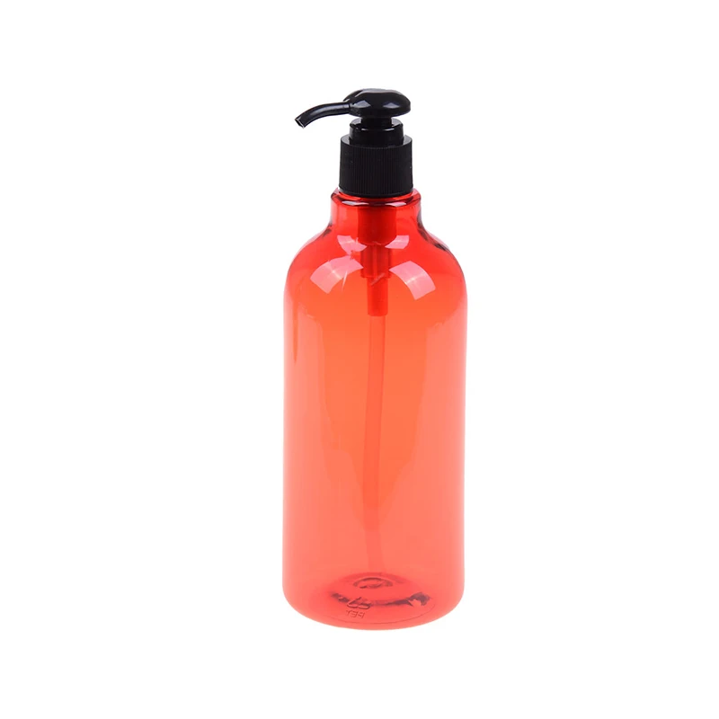 500ml Foam Pump Soap Dispenser Foaming Bottle Whipped Mousse Points Bottling Fine Shampoo Lotion Refillable Bottles 3 Colour - Цвет: Красный