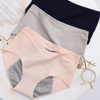 

underpants erotic lingerie large sizes Menstrual Period Panties Women Underwear Physiological Waist Pants sous vetement femme