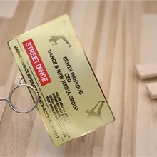 Льняная металлическая карта позолоченная визитная карточка размер 2*3,5 дюймов Глянцевая Золотая печать желтый черный и красный