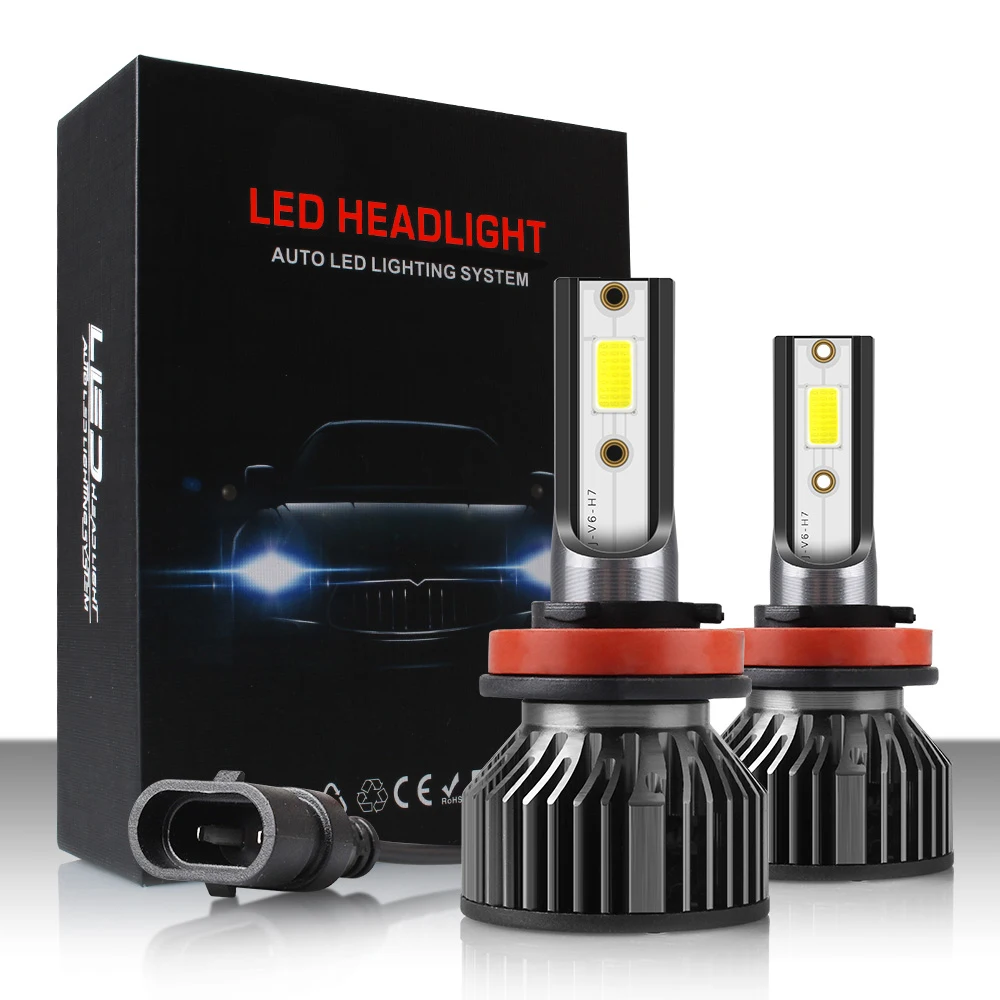 Eliteson H4 Led H7 автомобильный светильник H1 светодиодная лампа 12000LM 6000K головной 9005 9006 H9