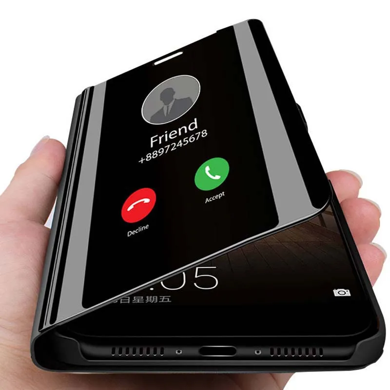 Smart Mirror Flip Case For Samsung Galaxy S20 S10 Plus A50 A51 A71 A20 A30 A70 A10s A20s A50s A70s S11e Note 10 8 9 Pro Cover | Мобильные