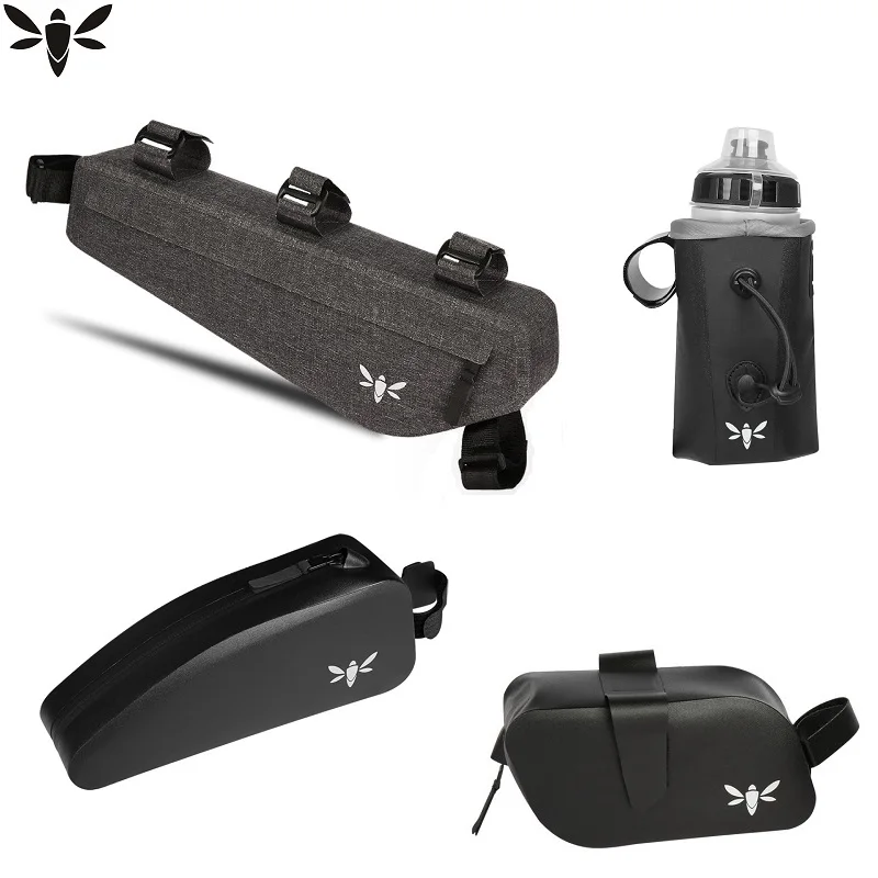 Set Bags II APIDURA велосипедная полностью водонепроницаемая каркасная сумка, велосипедная треугольная сумка для шоссейного велосипеда, MTB, триатлонная каркасная сумка, верхняя труба, заднее седло, Pannier - Цвет: Set Bags II