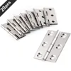 20 Pcs Door Connector Accessories Durable Furniture Home 6 Mounting Holes Stainless Steel Hinges Window Cabinet Jewelry Box ► Photo 1/6