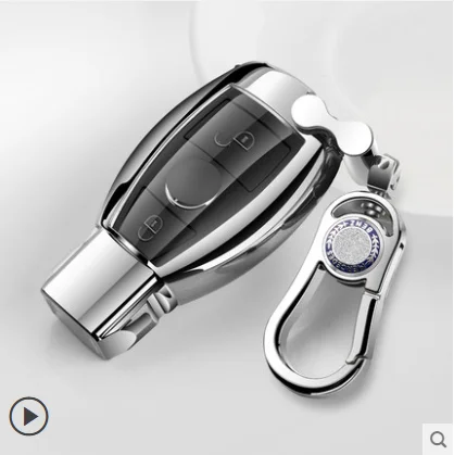 ТПУ чехол для ключей Mercedes Benz W204 W205 W212 C S E класс брелоки держатели аксессуары - Название цвета: silver