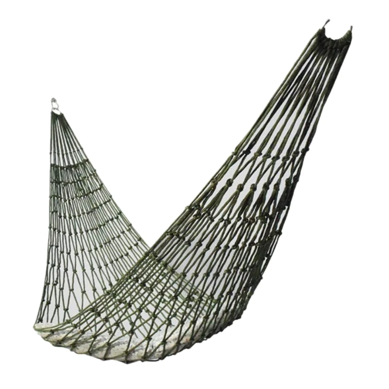 

Portable Outdoor Sport Hammock, Outdoor Camping Hammock Mesh Net for Garden Beach Yard Travel Garden Swing Hanging Bed
