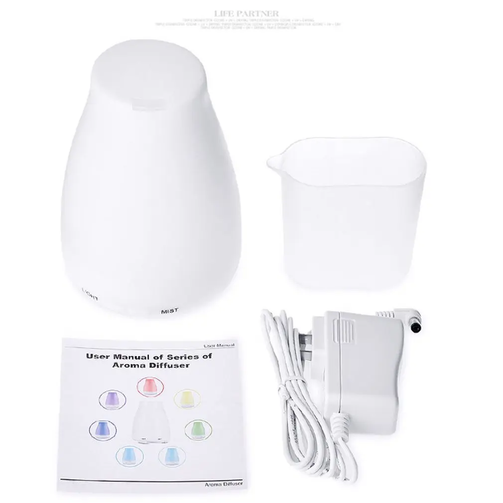 

Creative Mini Humidifier Colorful LED Night Light Air Humidifier Essential Oil Diffuser for Home Office