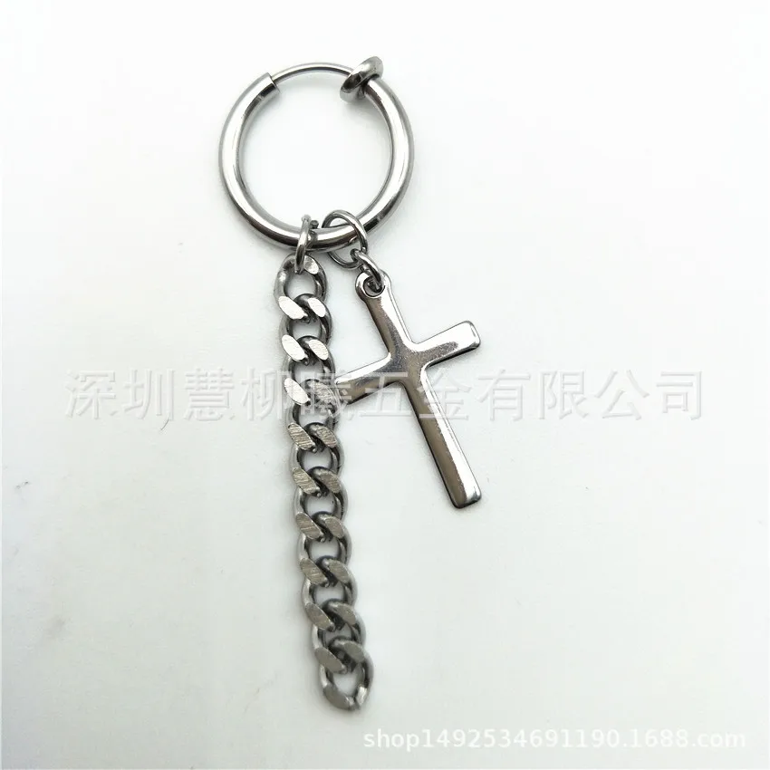 Pendientes Mujer Moda корейские модные ювелирные изделия геометрические длинные кисточки крест гвоздик в виде паука серьги для женщин Brincos Kpop серьги для мужчин - Окраска металла: 6