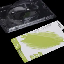 Прозрачная блистерная упаковка из ПВХ для восковой расплава тартов блистерная упаковка с карточной вставкой, Заказная скользящая блистерная упаковка(BK-08