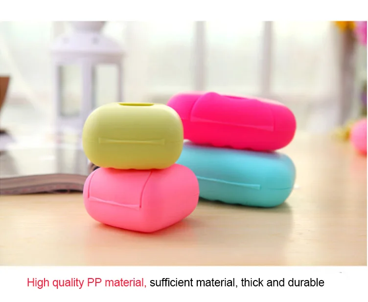 Travel Hiking Holder Container Soap Box for Bathroom Dish Home Shower Plate Case Multicolor Plastic Soap Box Dispenser Soap Rack
