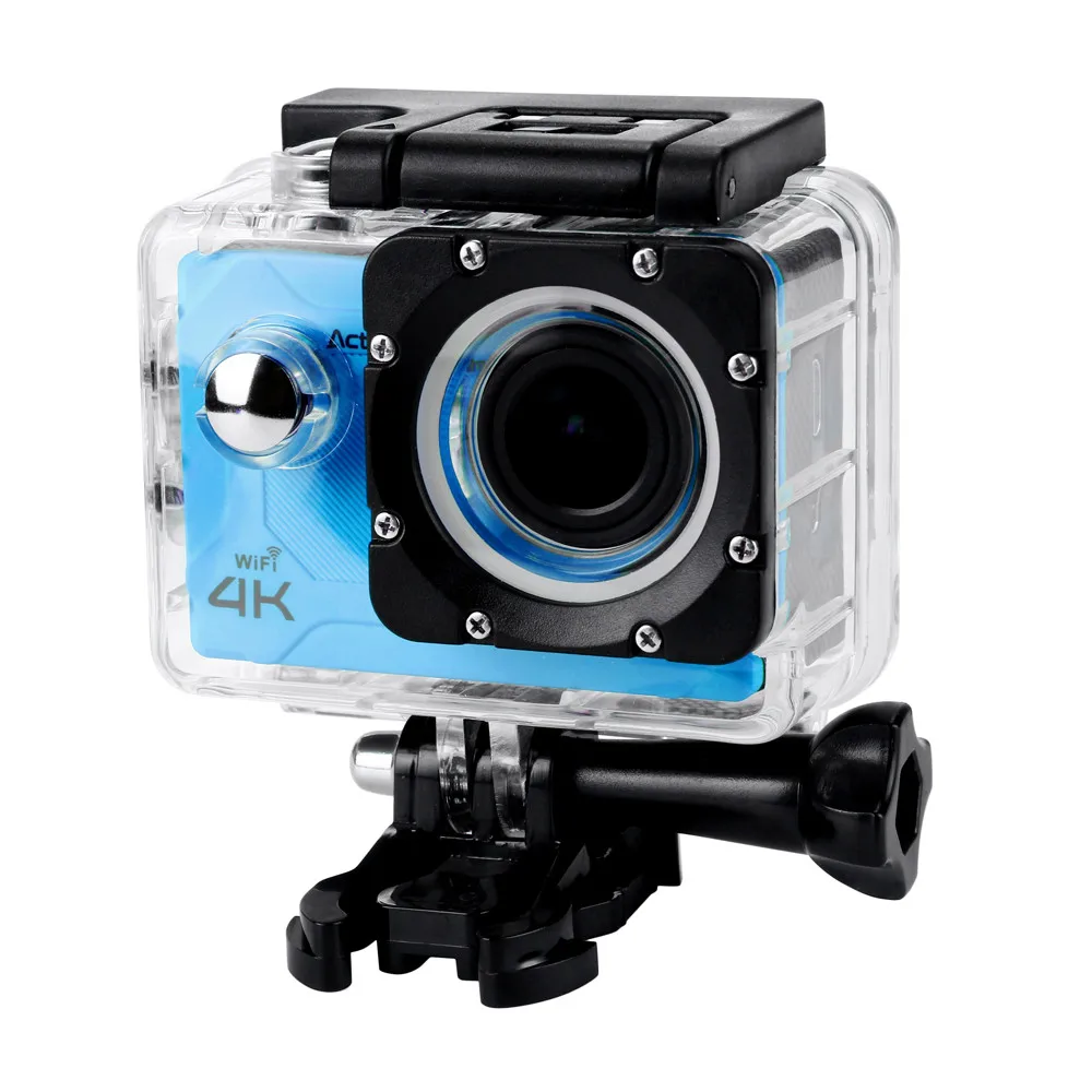 Ультра 4K Full HD 1080P Водонепроницаемая DVR камера WiFi Cam видеокамера DV Action 20 мегапикселей широкоугольный объектив поддерживает sd-карту
