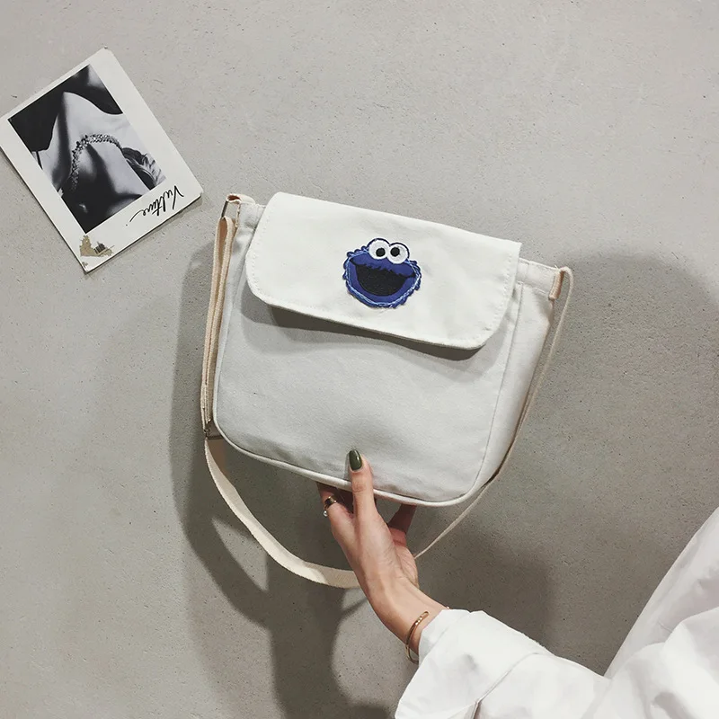 Стиль изысканный стиль корейский стиль Женская сумка-мессенджер Harajuku холщовая школьная Студенческая сумка на одно плечо C