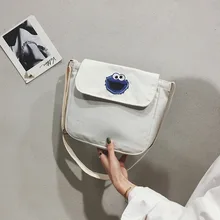 Стиль изысканный стиль корейский стиль Женская сумка-мессенджер Harajuku холщовая школьная Студенческая сумка на одно плечо C