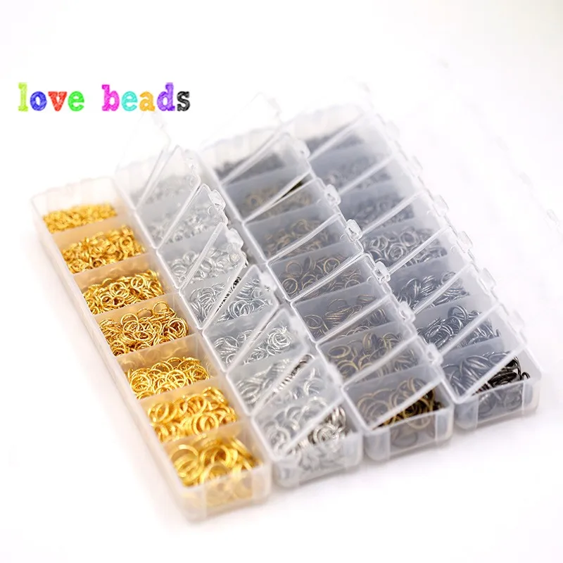 Набор открытых колец для ювелирных изделий сделай сам шкатулка разрезные кольца