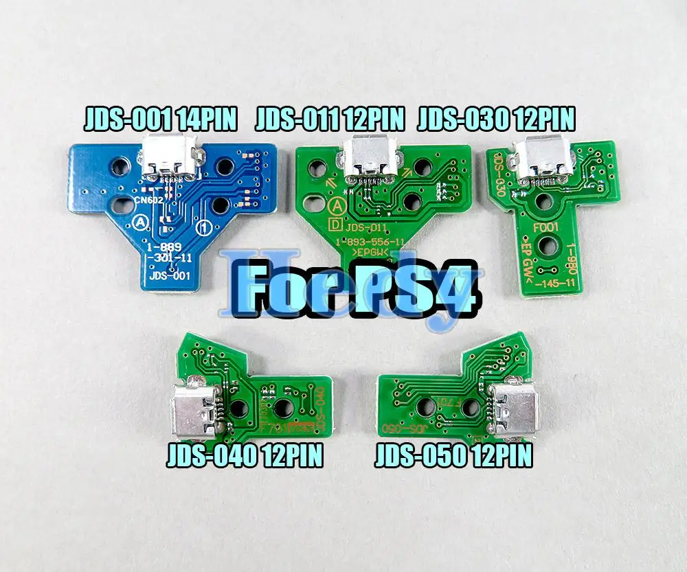Porta Usb Placa de Carregamento para Playstation Controlador Ps4 Jds030 Jds001 Jds011 Jds040 Jds050 100 Pcs