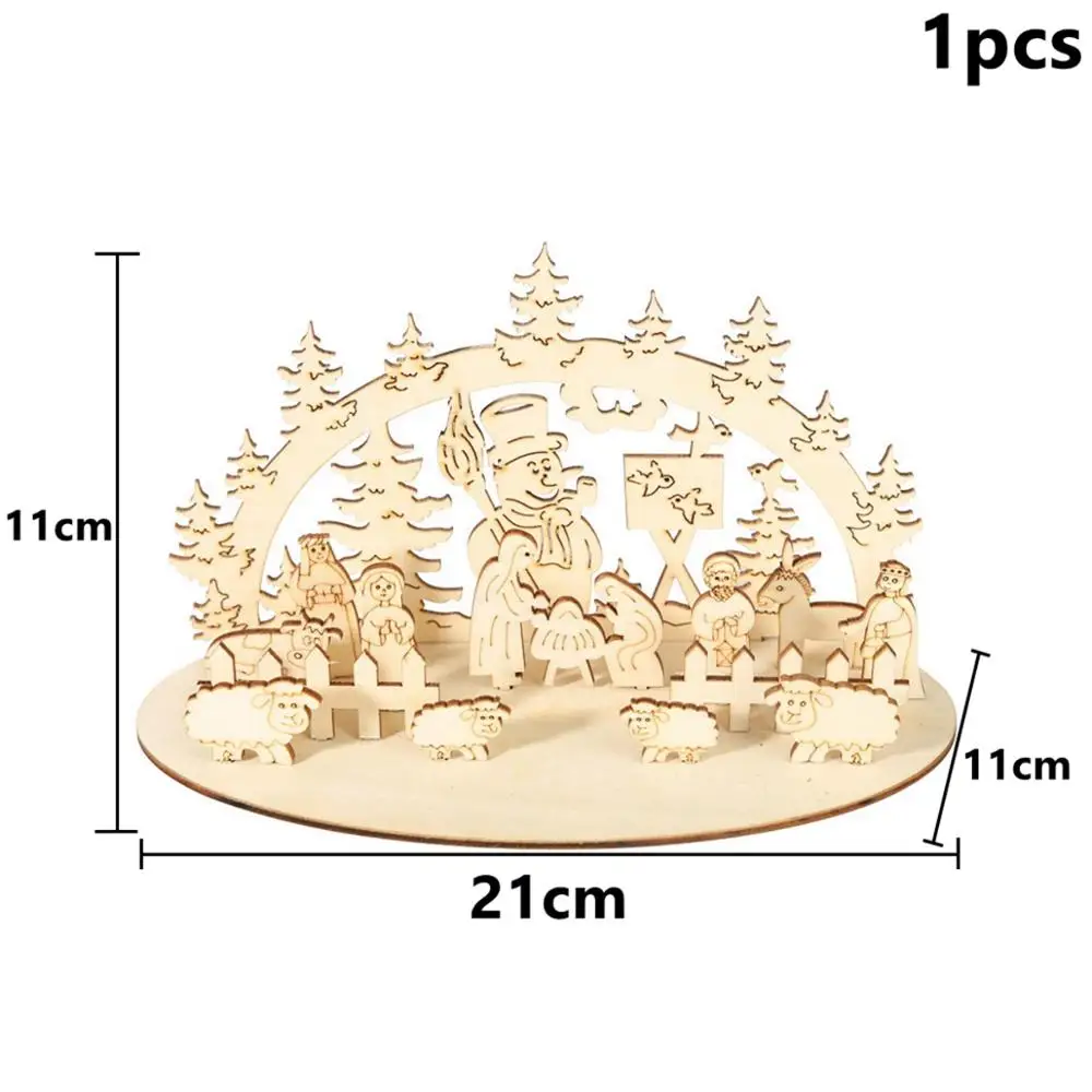 Xmas Pendants 1 Taoup Merry Christmas светодиодный светильник s Подвески Висячие украшения Рождественское украшение стола для дома Рождественский светильник светодиодный Noel Декор Санта-Клауса - Цвет: Xmas Pendants 1