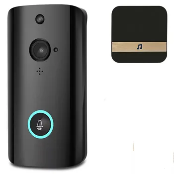 

WiFi Video HD Doorbell Camera Wireless Video Doorbell WiFi Home Security Phone Bell Intercom 720P Intercom