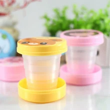 Новая мода путешествия силиконовые выдвижные складные чашки открытый Телескопические Складные стаканы