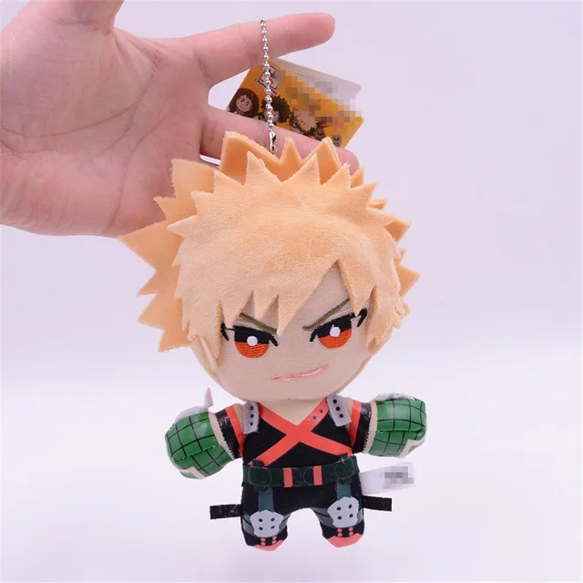 Boku No My Hero Academia Midoriya Izuku Deku Bakugou Katsuki Todoroki Shoto Cosplay Doll Toy Plush Dolls Child Gift Pendant 15cm
