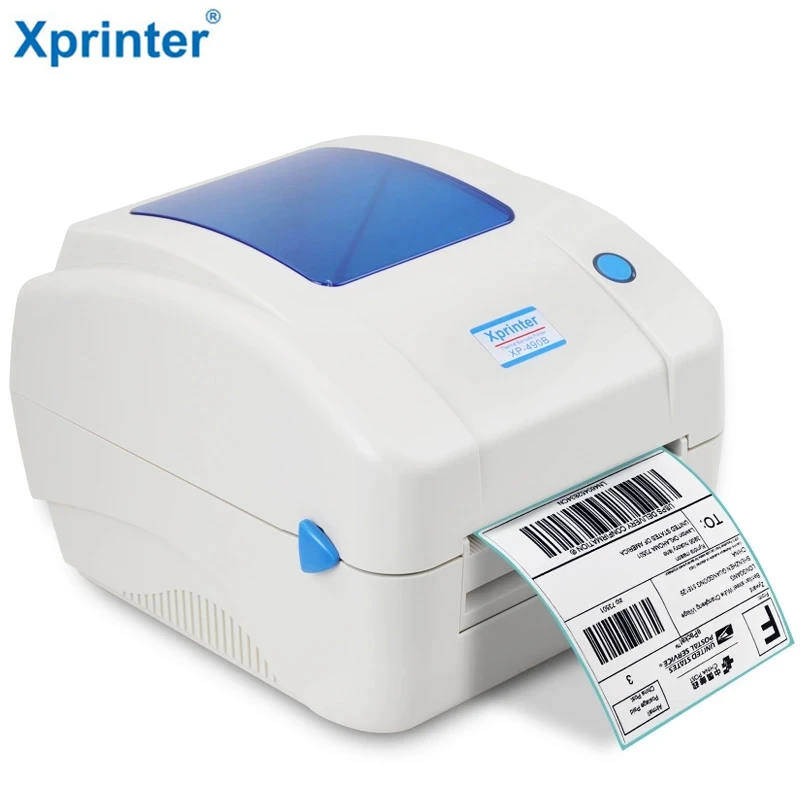 Xprinter 490B 4 inch label printer Barcode printer support express waybill DHL FEDEX UPS USPS EMS 100* 100/150mm