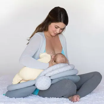 

Baby Pillow Soft Breastfeeding Nursing Pillows Multifunction Washable Cover Infant Feeding Cushion Multi-layer Adjustable Cot
