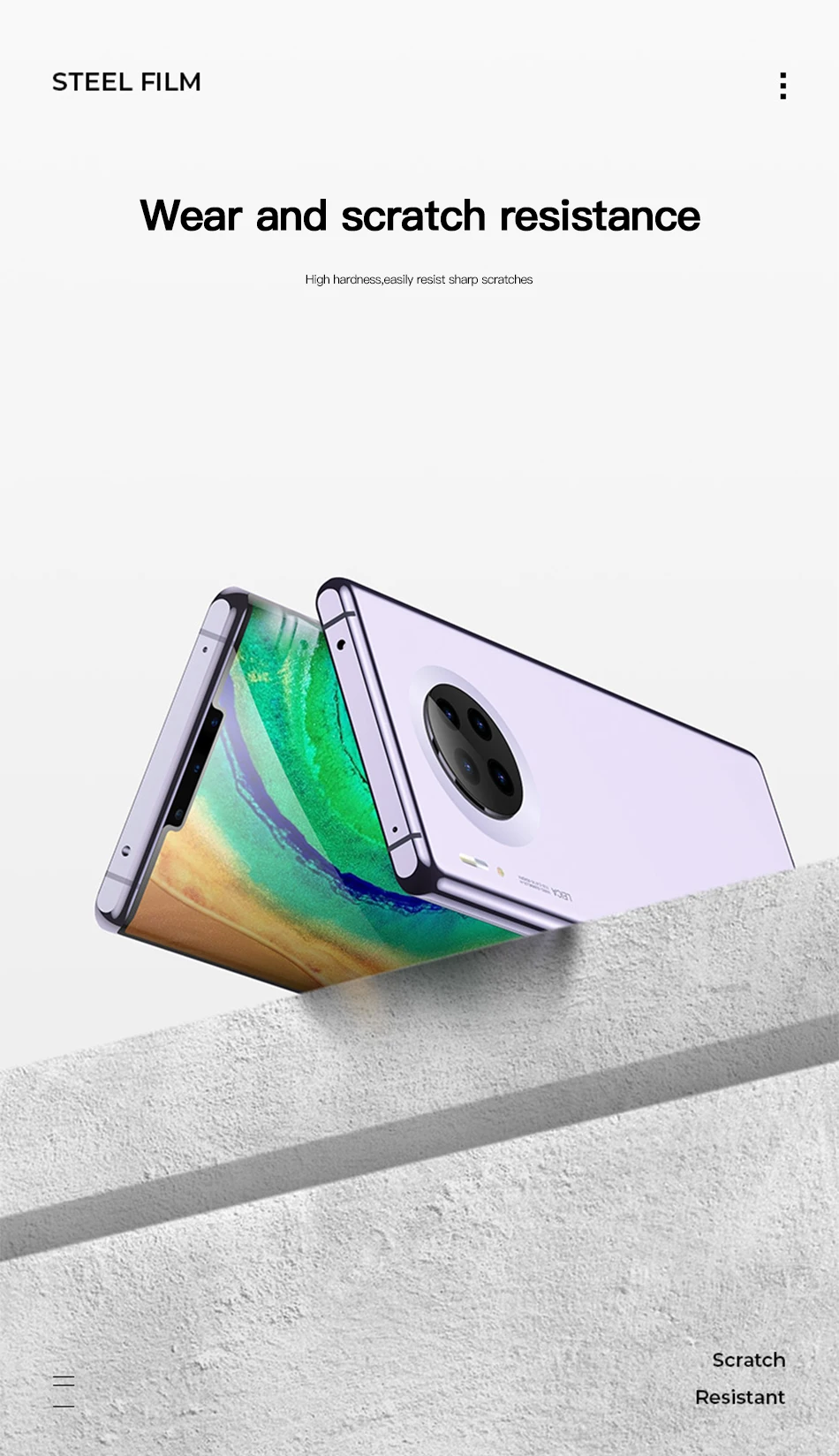 Benks Curved Tempered Glass VPRO Full Coverage For Huawei Mate 30 Full Protector Glass XPRO For Mate 30 Pro HD Transparent Film (7)