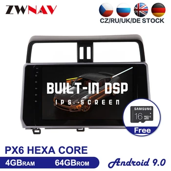

IPS screen 4 Android 9.0 Car multimedia player For Toyota Prado 2018-2019 car gps navigation radio Autostereo head unit free map